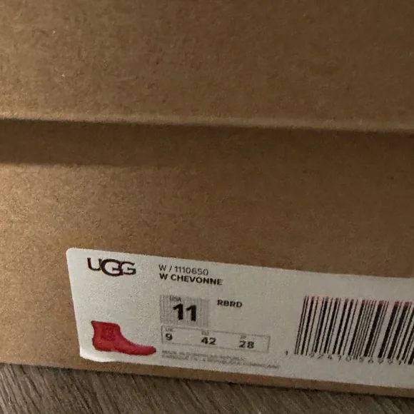 UGG Women's Chevonne Waterproof Chelsea Rainboots Size 11 - Picture 6 of 7